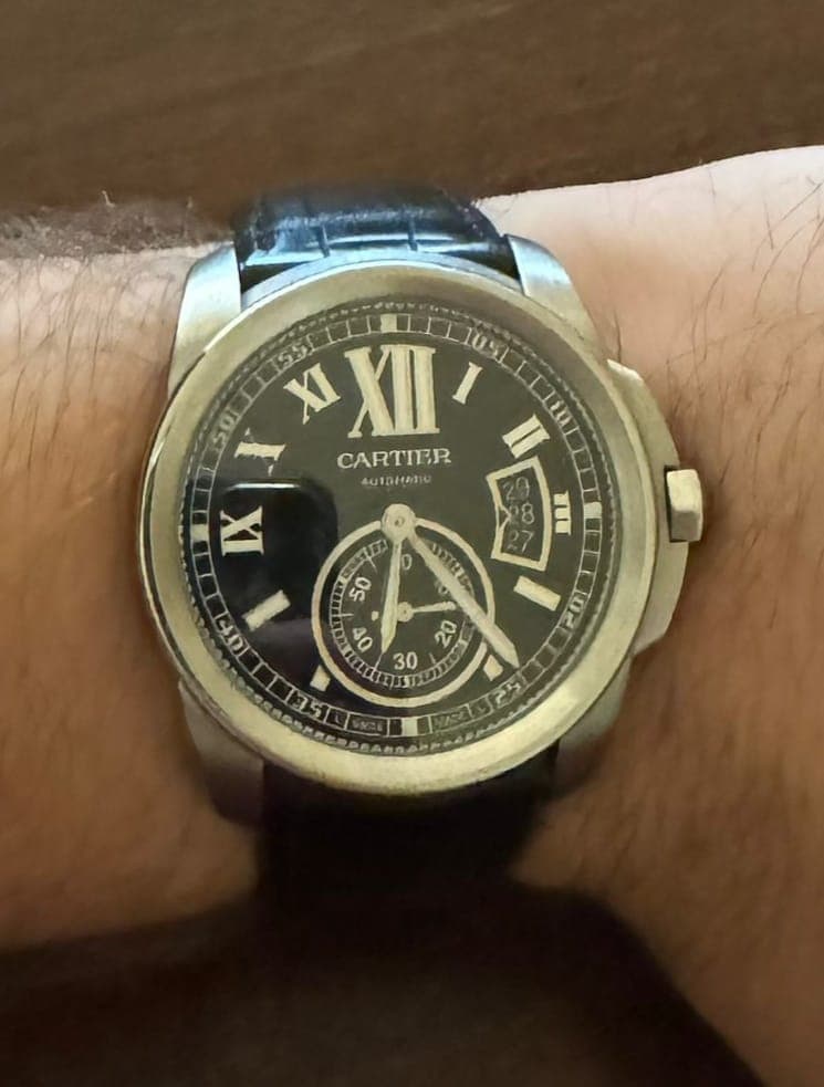 Cartier Calibre de Cartier, Steel