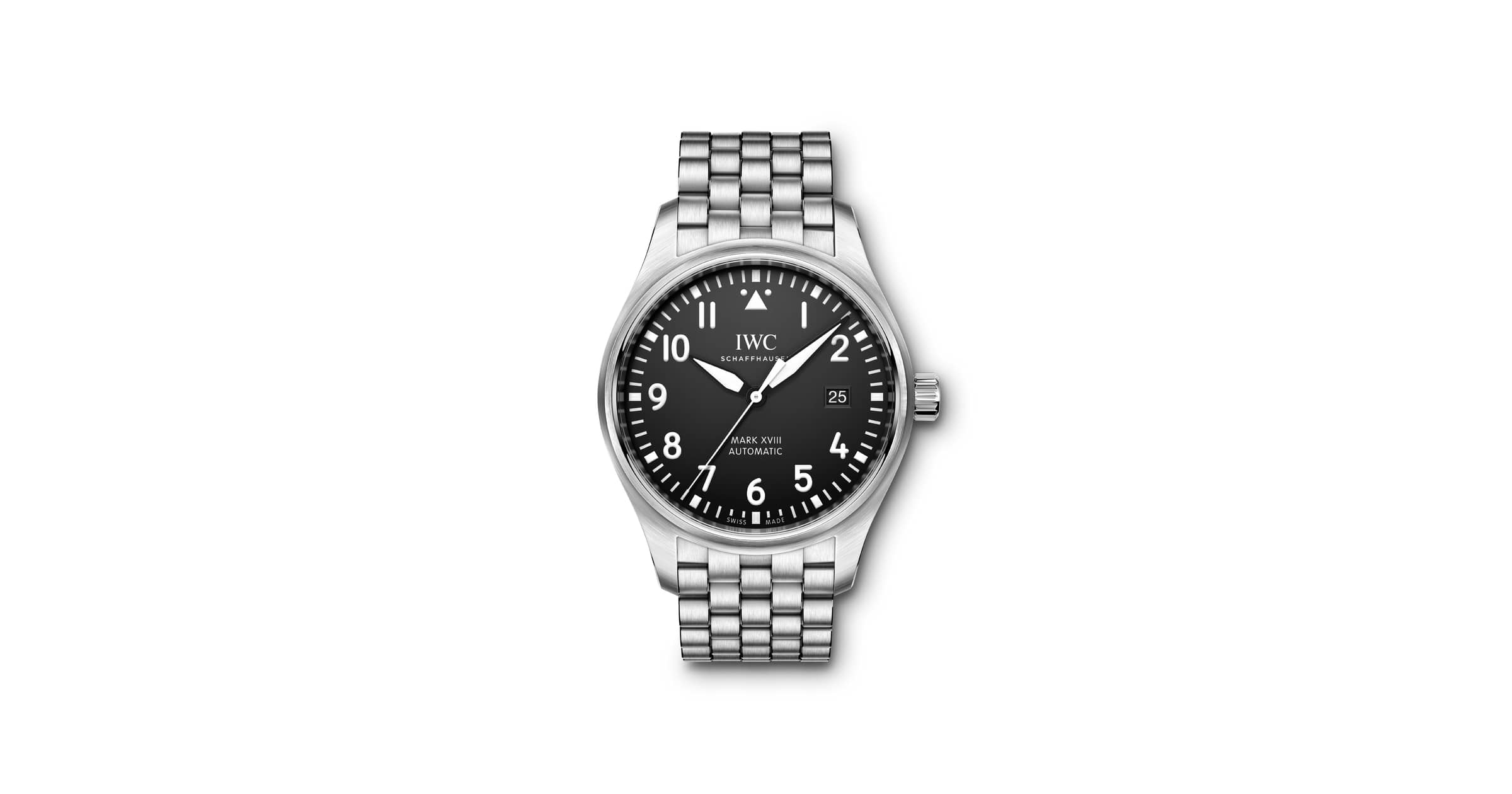 IWC Pilot Mark XVIII Ref. IW327011, black dial, steel case
