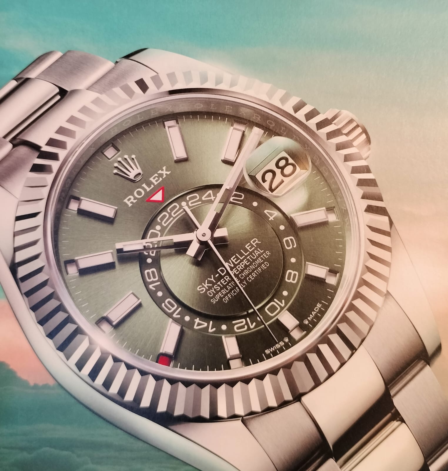 Rolex Sky-Dweller (Rolesor, Steel + White Gold)
